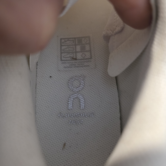 Like New, Barely Worn, On Running Cloudnova White Sneakers - Picture 5 of 6